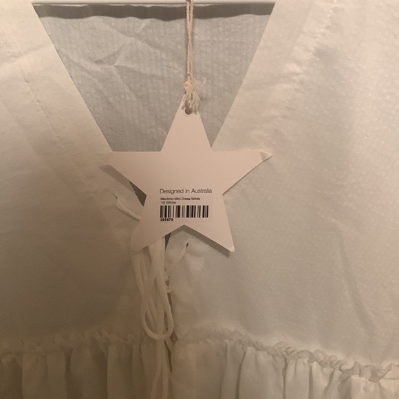 Princess Polly, White Maritimo baby doll dress size 10. New with tags. - Picture 4 of 7